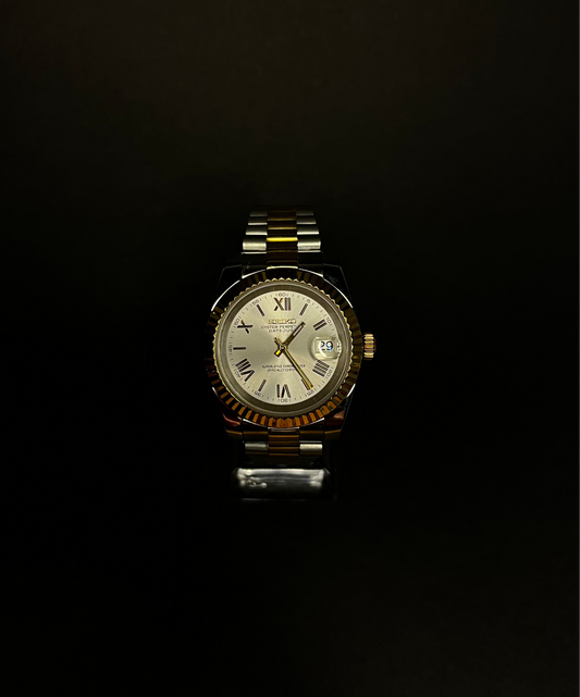 SEIKO Dual Color White Roman Datejust